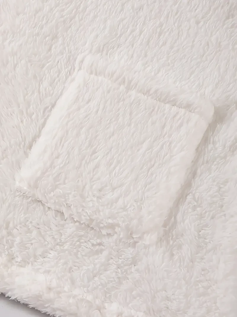 Cozy Cold Print Fleece Pullover Sweatshirt