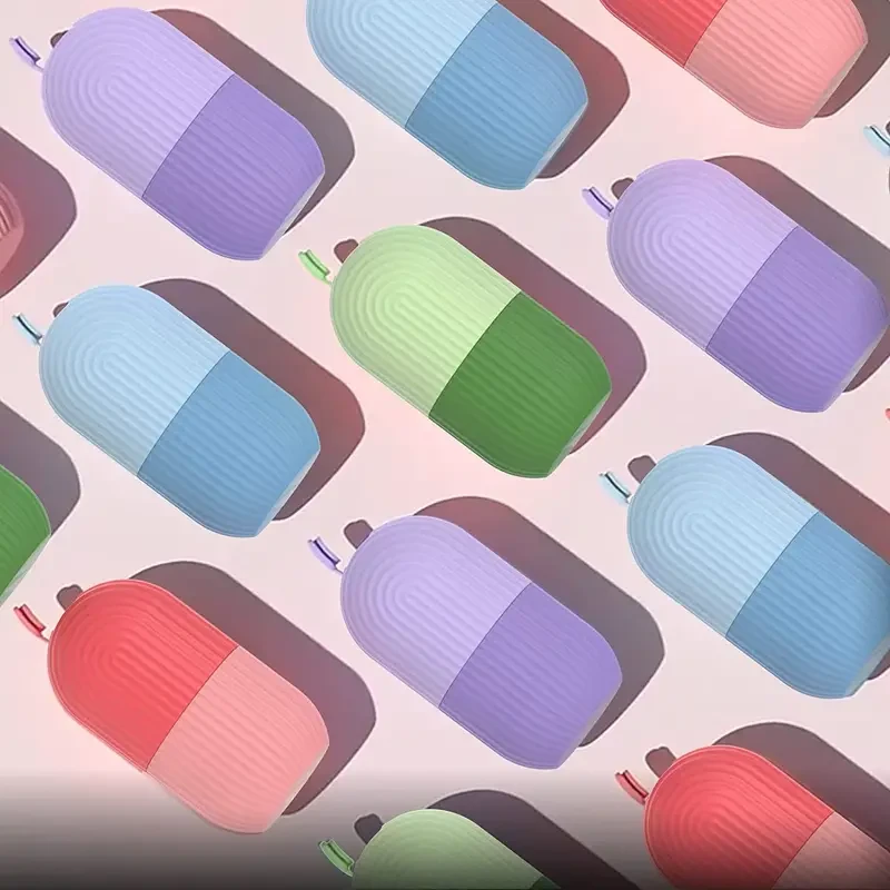 Silicone Ice Face Roller Massage Skin