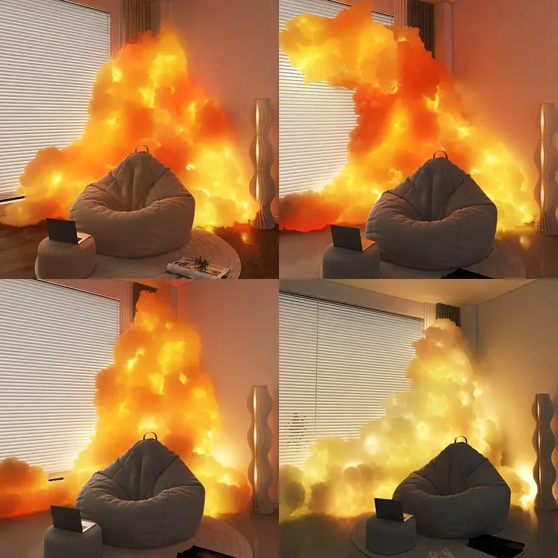 7.0 Meter DIY Thunder Cloud LED Light - USB Powered, App & Remote Control