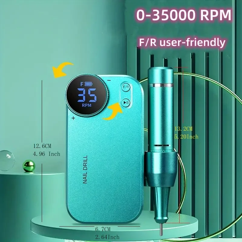 Portable Efile Drill Kit For Acrylic Gel Nails