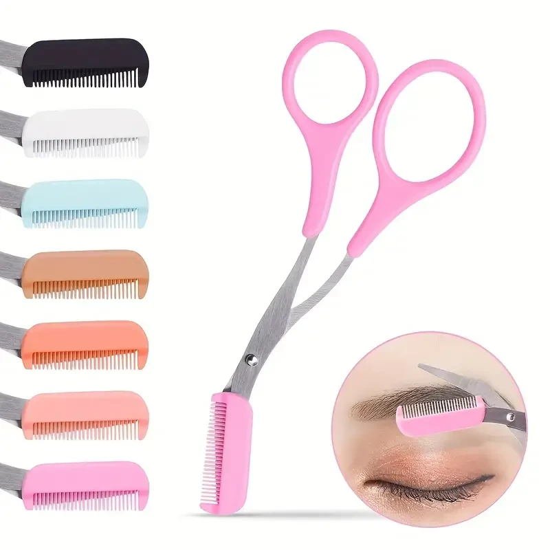 Eyebrow Trimmer Scissor With Comb Lady