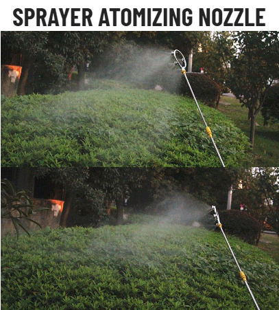 HIGH PRESSURE NOZZLE, EFFECTIVE FOR SPRAYING