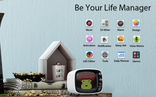 Unique Portable Smart Bluetooth Speaker & Alarm Clock