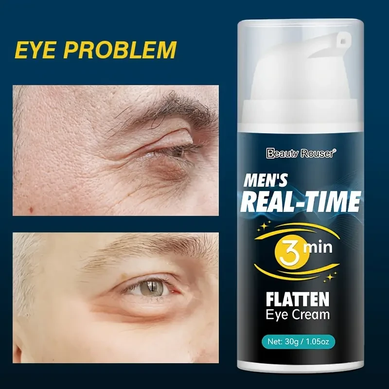 Beauty Rouser Men's Eye Firming Gel - Hydrating & Puffiness-Reducing (30g)