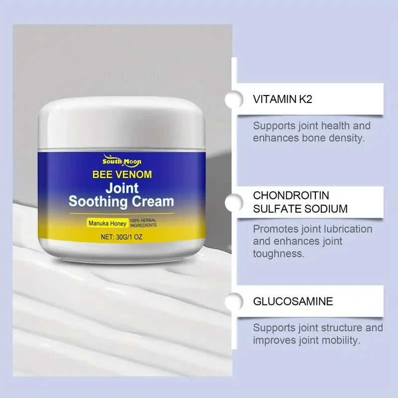 Bee Venom Joint Soothing Cream with Arnica and Menakinone