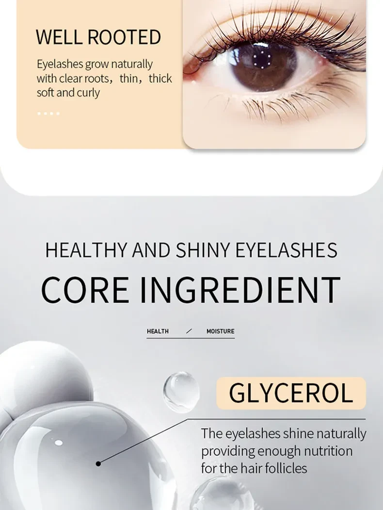 Eyelash Nourishing Liquid Nourish Hair Roots Supplementary Nutrition Deep Nourishment Repair Make Eyelashes Thick Slender Curly