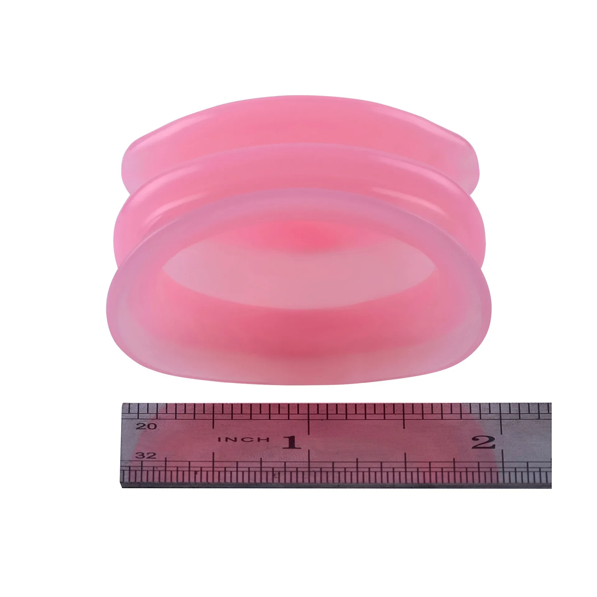 Silicone transparent lip beautifying device
