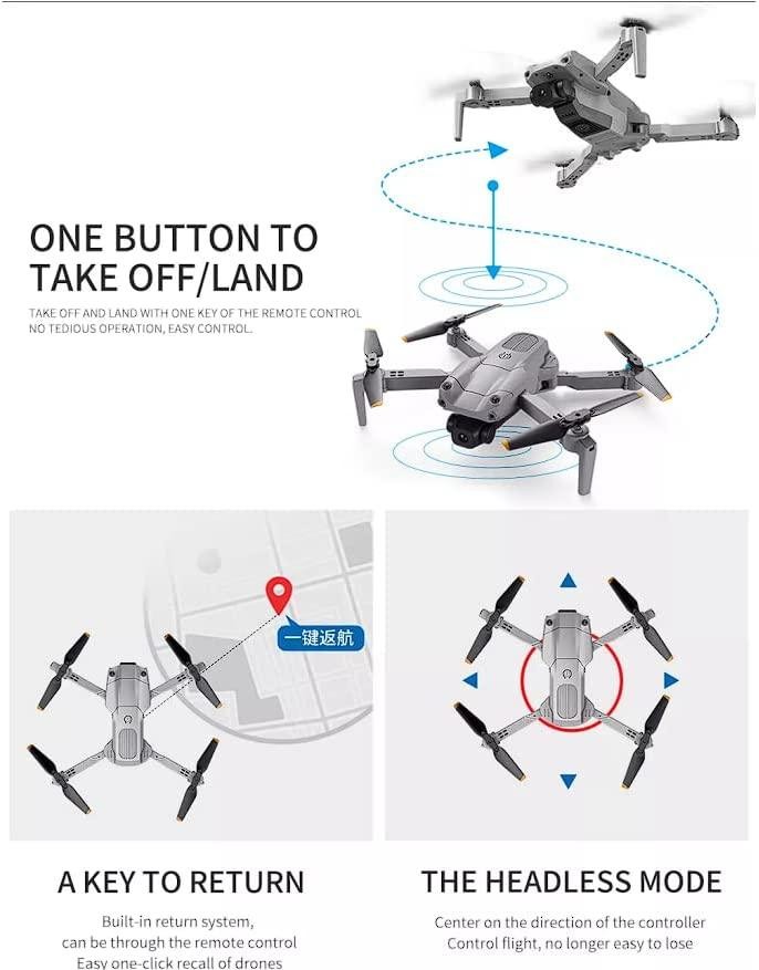 Drone, G5, 4K Dual Camera, Obstacle Avoidance. with 2 Batteries.