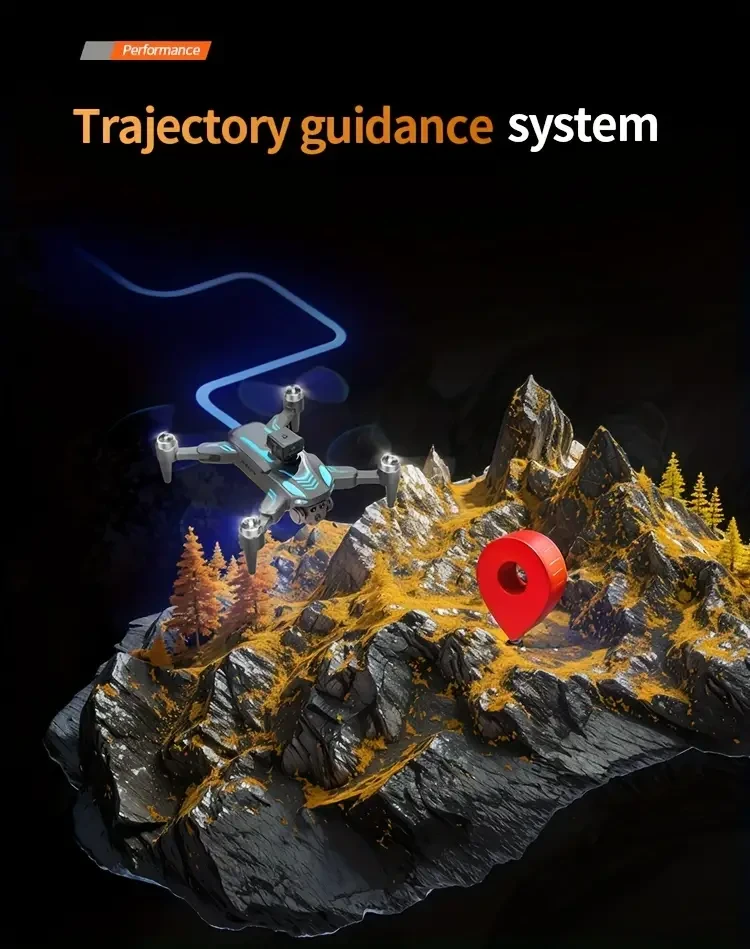 FYRC black brushless drone, smart obstacle avoidance drone, dual camera drone, one-key return drone, foldable drone, USB rechargeable drone, drone for beginners, stable flight drone, brushless motor drone, Christmas drone gift, Halloween drone gift, Thank