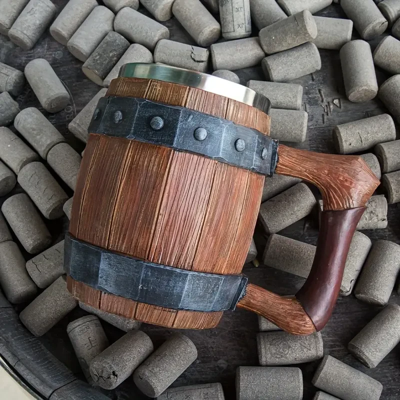 Stainless Steel Barrel Shape Coffee Mug