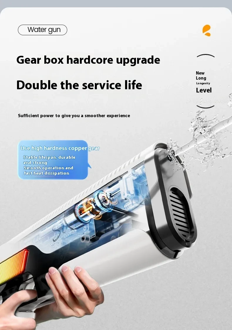 Automatic Feeding Electric Water Gun Children Playing With Water Toys