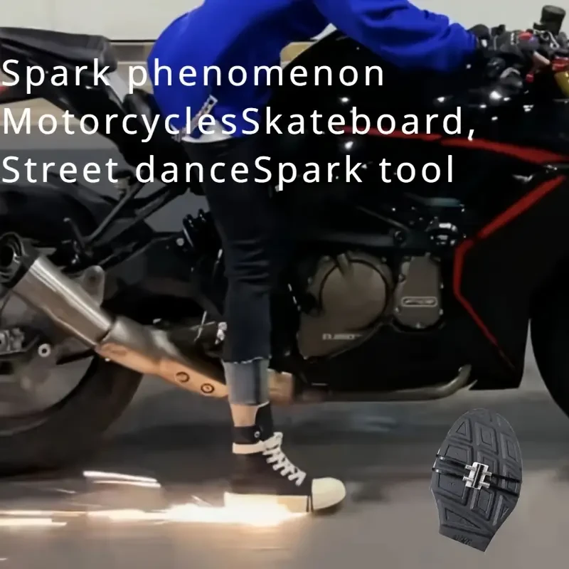 High-Index Plastic Bike Wheel Spark Sliders - For Cycling, Skateboarding & Motorcycling