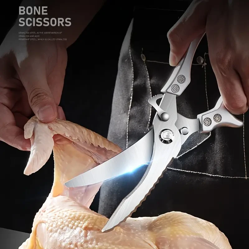 powerful chicken bone scissors
