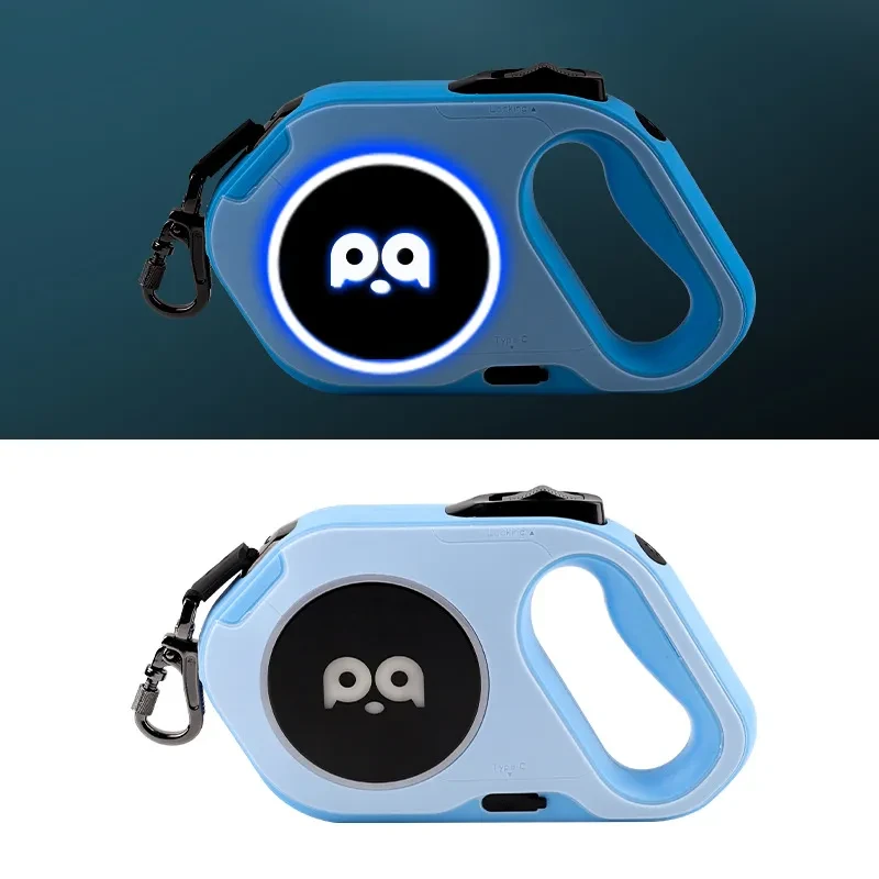 LED Light Automatic Retractable Dog Leash