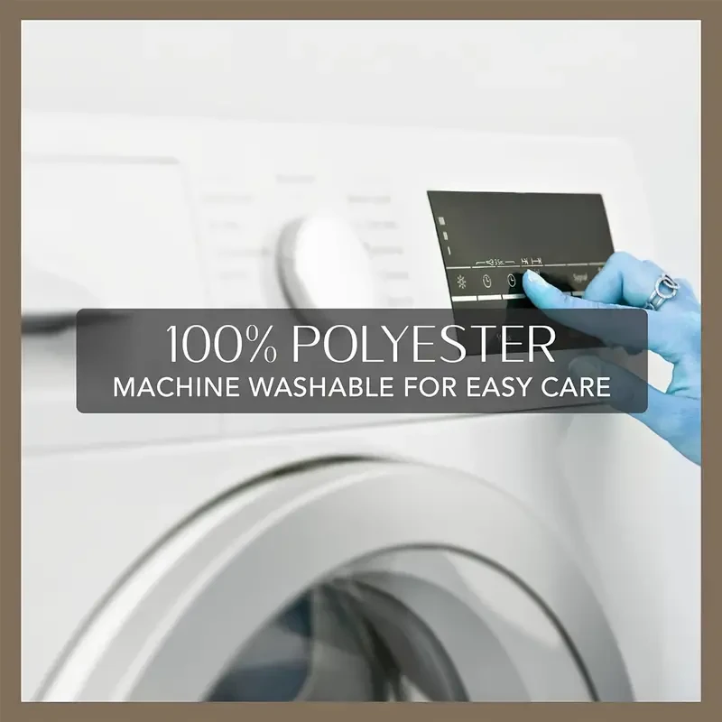 4pcs Set of Solid Color Sheer Curtains