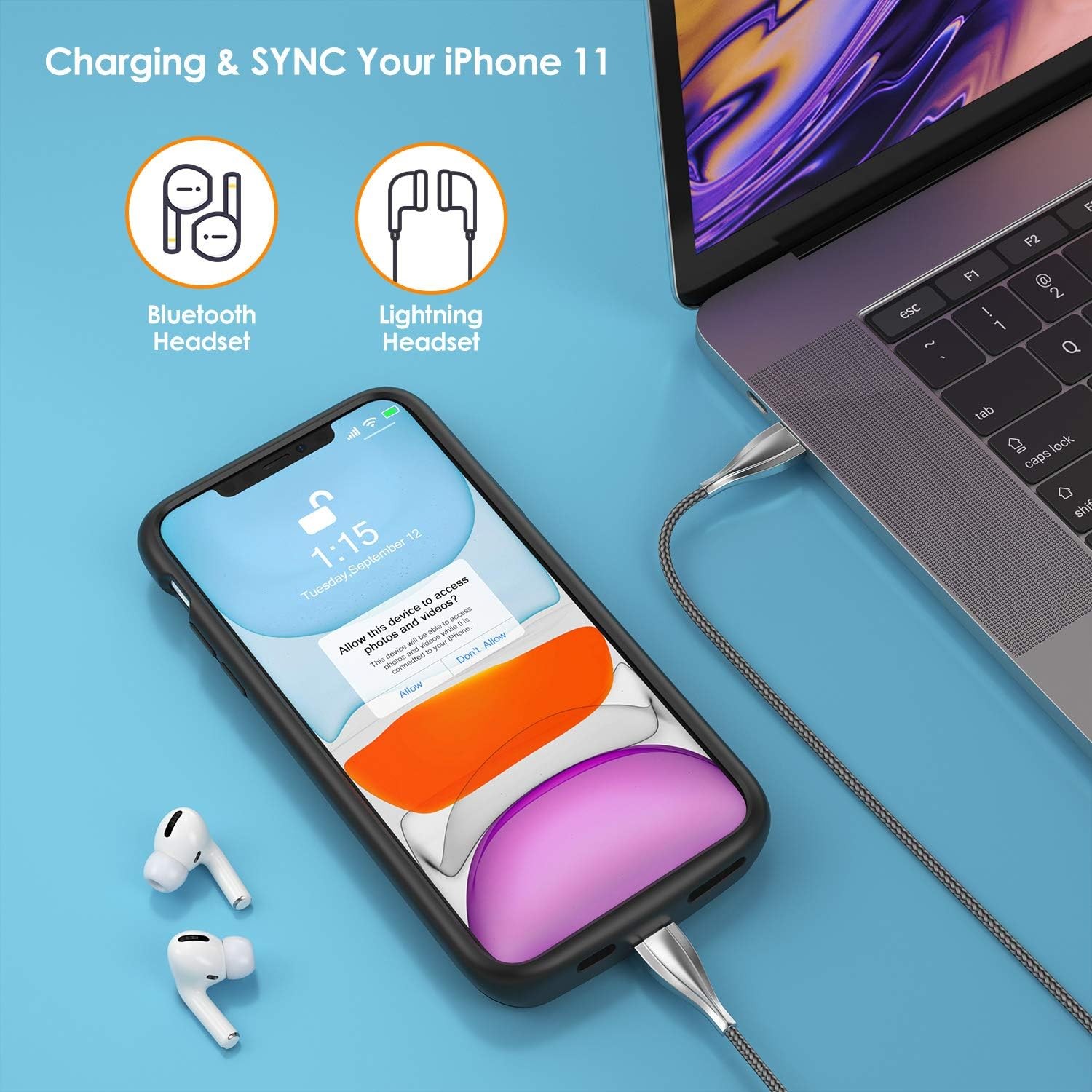 iPhone 11 Pro Max battery Case, 5000mAh