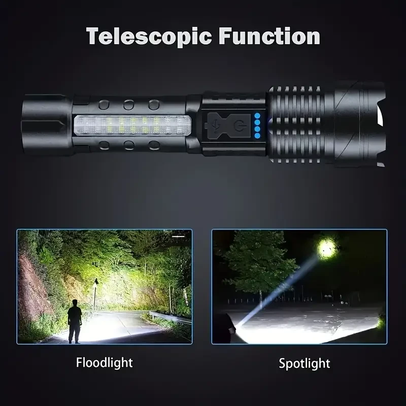 Powerful Rechargeable LED Torch Super High Lumen