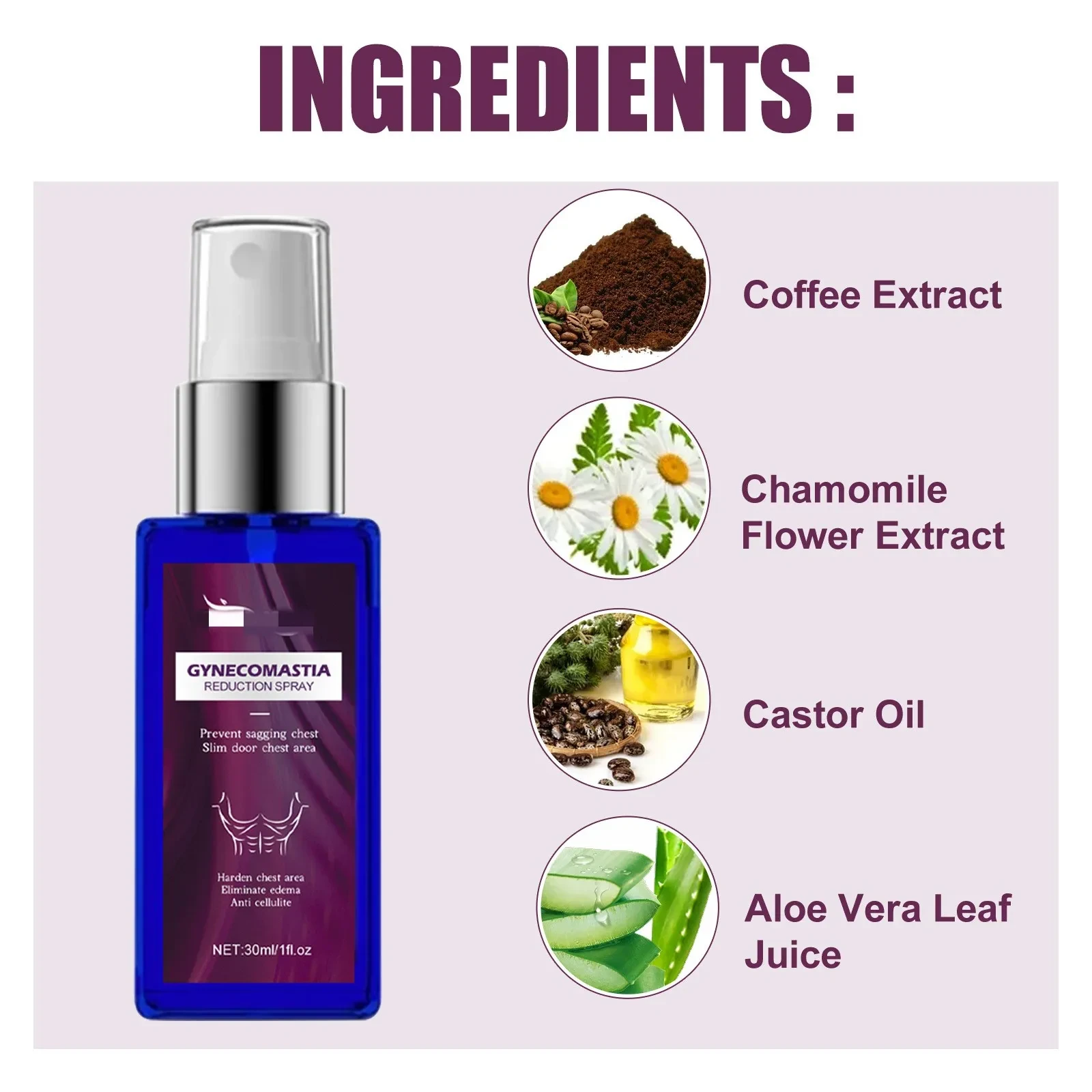 Breast And Chest Muscles Shaping Spray