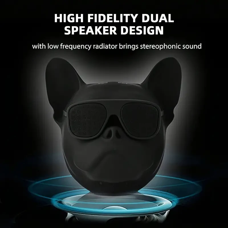 Adorable French Bulldog Wireless Speaker - Portable HIFI Sound