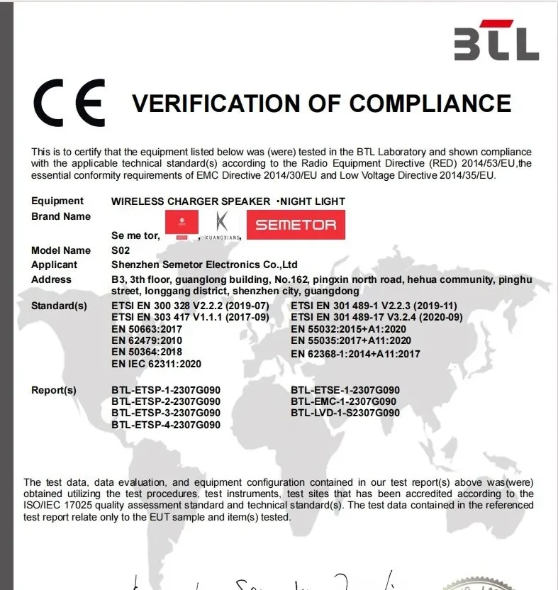 3 In 1 Wireless Charger, Bluetooth Speaker, Touch Lamp