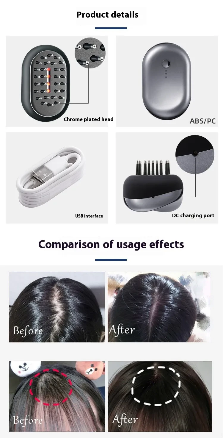 Hair Care Red Light Vibration Scalp Care Device