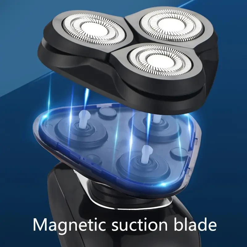 Electric Razor For Men, Dry&Wet Use, 3D Electric Shaver, USB Rechargeable Rotary Shaving Machine, Gifts For Men