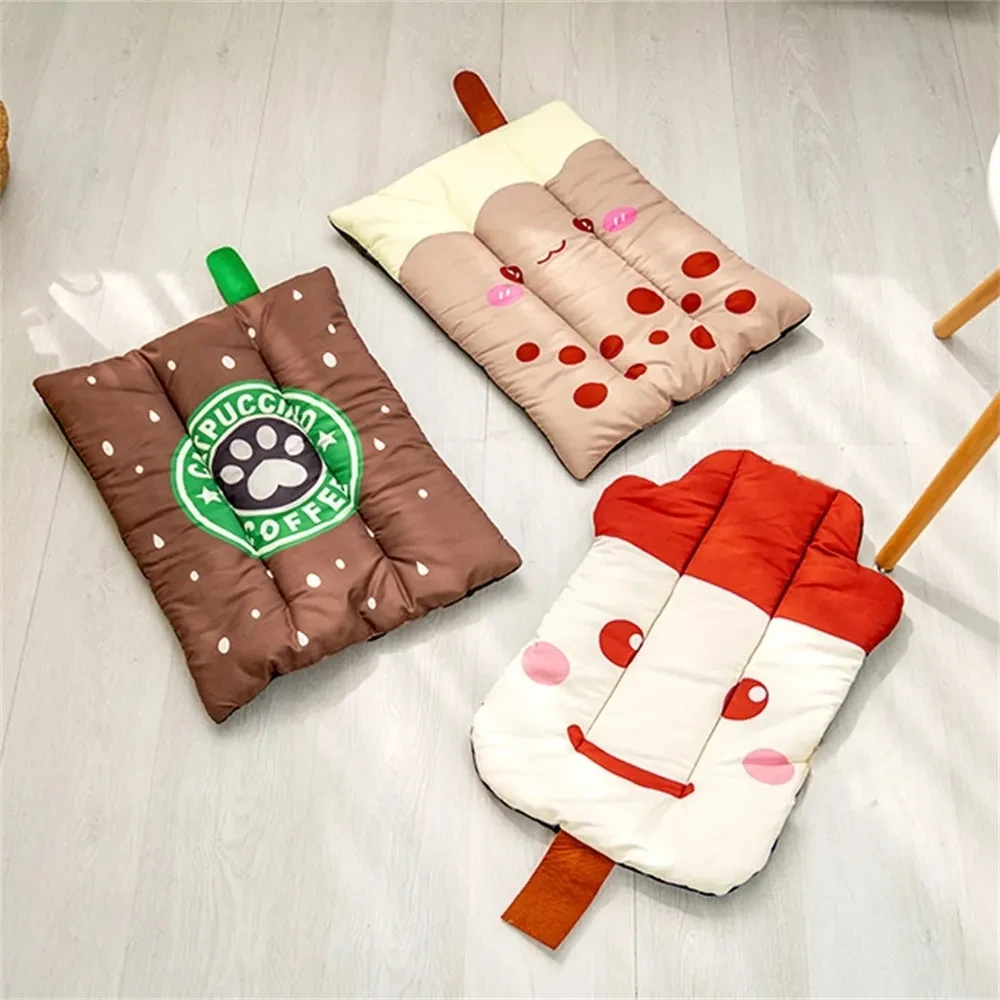 Rug Ice Silk Pet Self Cooling Pad Blanket Summer