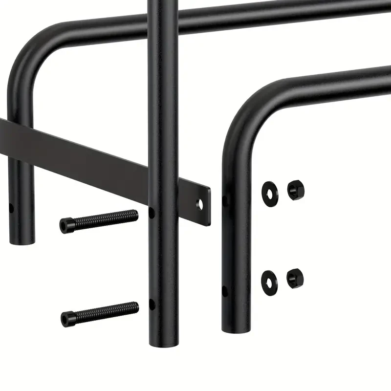 Heavy-Duty Metal Firewood Rack  Wrought Iron Log Holder for Fireplace