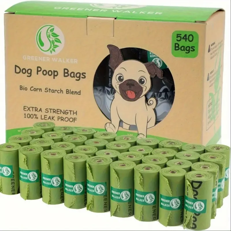 120pcs Leak-Proof Dog Poop Bags Durable & Disposable Pet Waste Bags