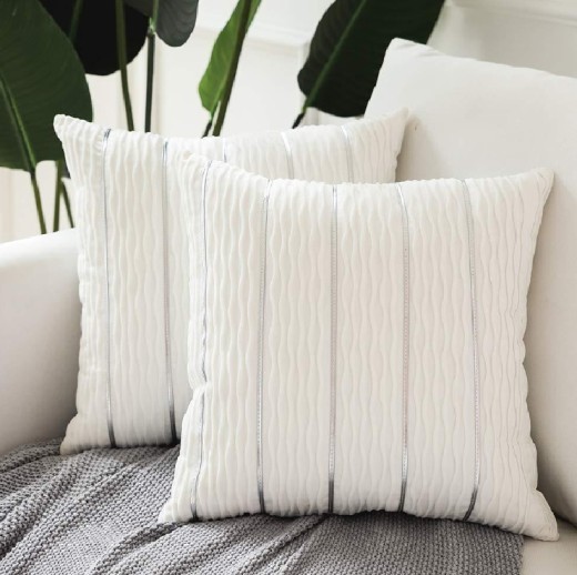 Simple Luxury Striped Pillow Cover