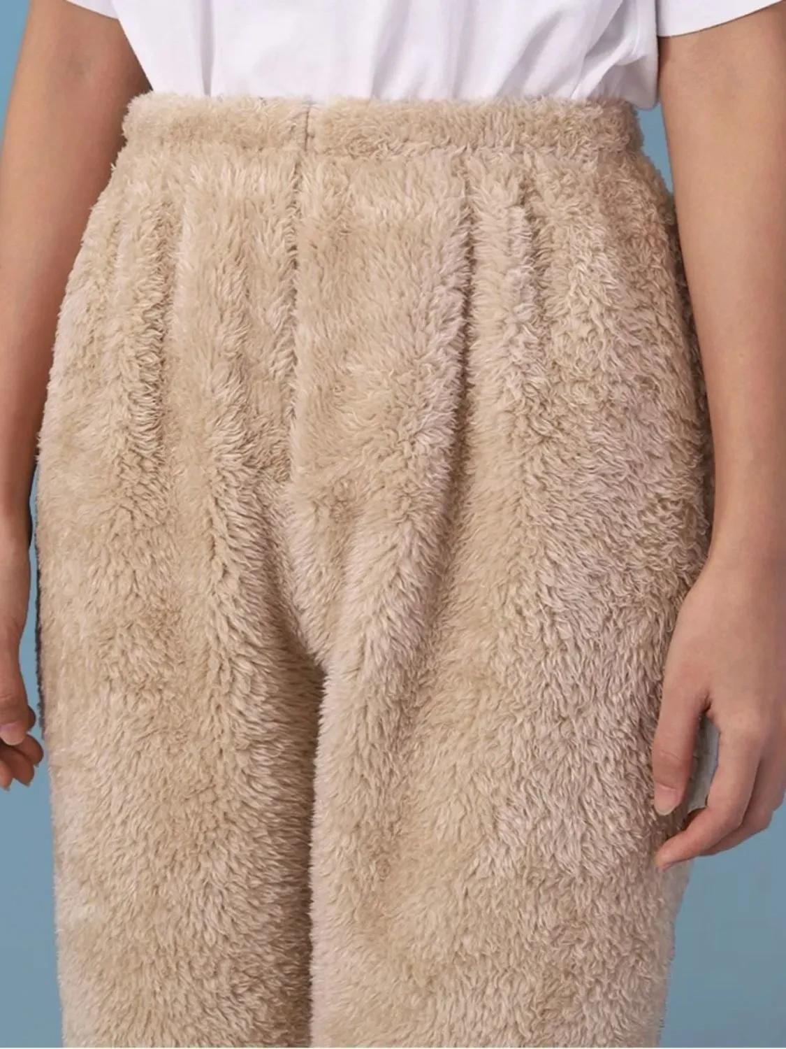 Women Coral Fleece Socks Leggings Winter Warm Sleepwear Ankles Knees Guard Women Home Pants Thick Pajamas Pant