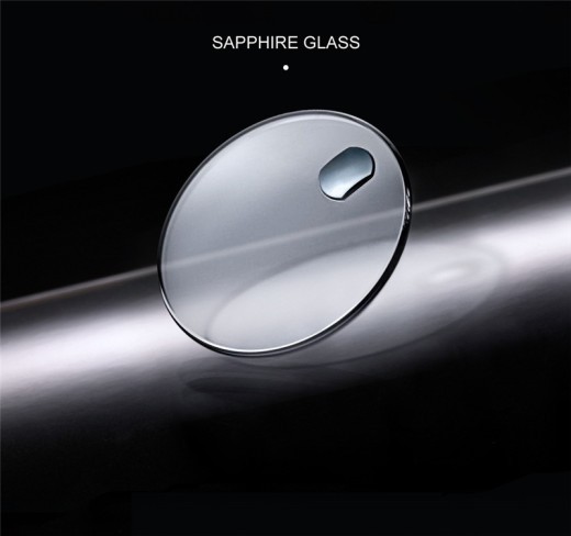 Stainless Steel Shell Automatic Mechanical Men's Sapphire Calendar Watch