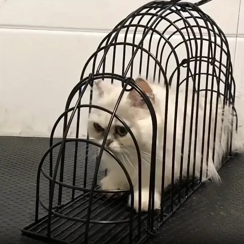 Metal Cat Grooming Cage