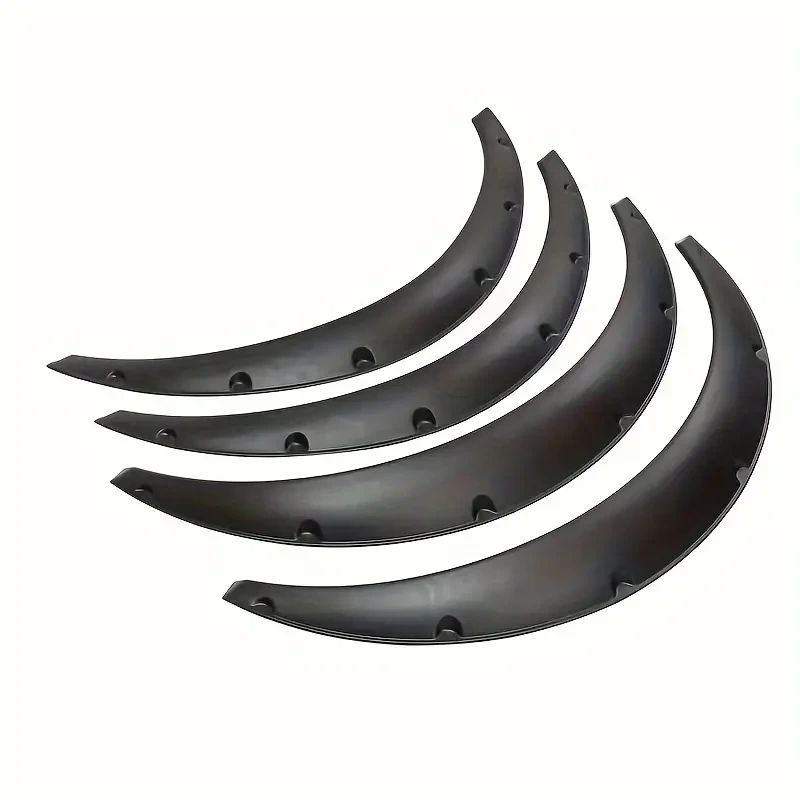 4pcs Car Wheel Arch Covers  Polished Polyurethane Rear Extensions