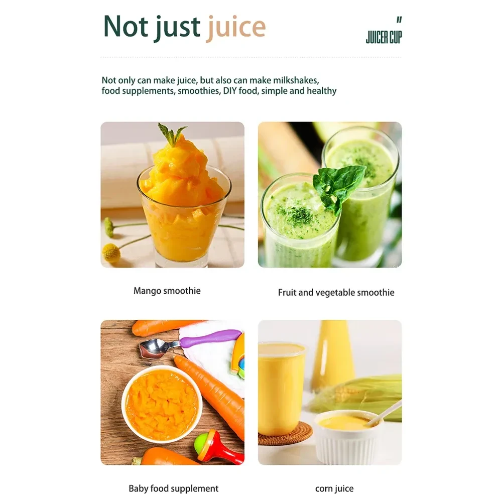 Electric Fruit Juicer Kitchen Smoothie Maker