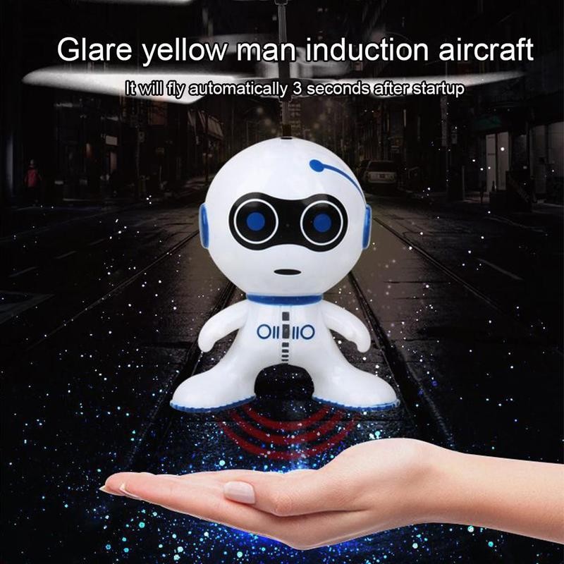 Gesture Sensing Aircraft Luminous Floating Toy