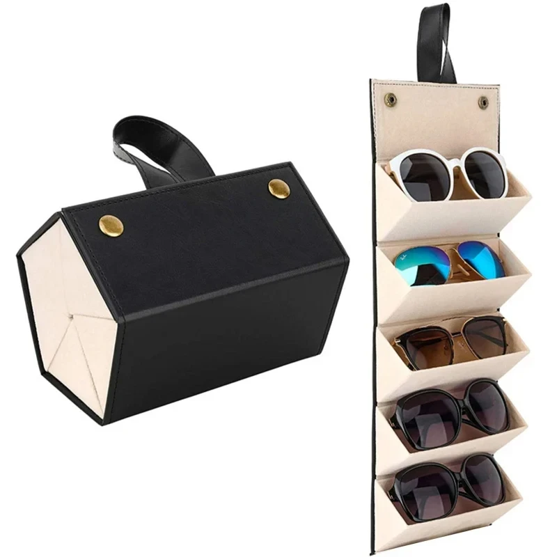 Portable glasses organizer
