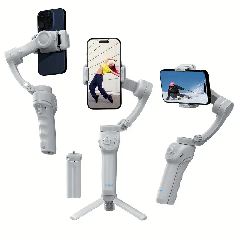 ProPlus 3-Axis Smartphone Gimbal  Foldable & Vlog Ready