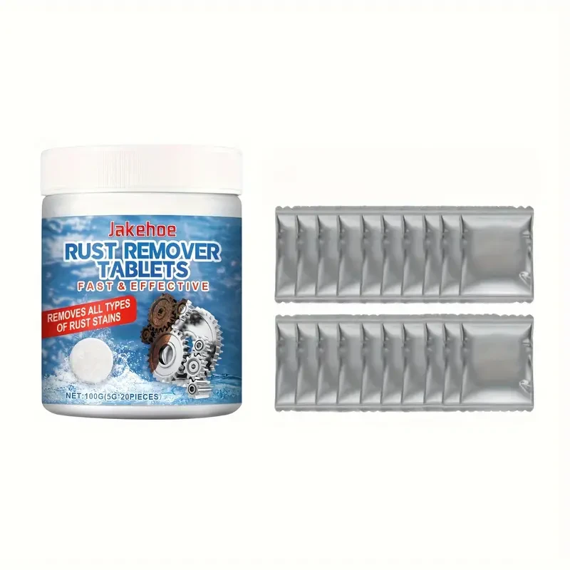 Jakehoe Multi-Purpose Rust Remover Tablets  Stain & Shine Restorer