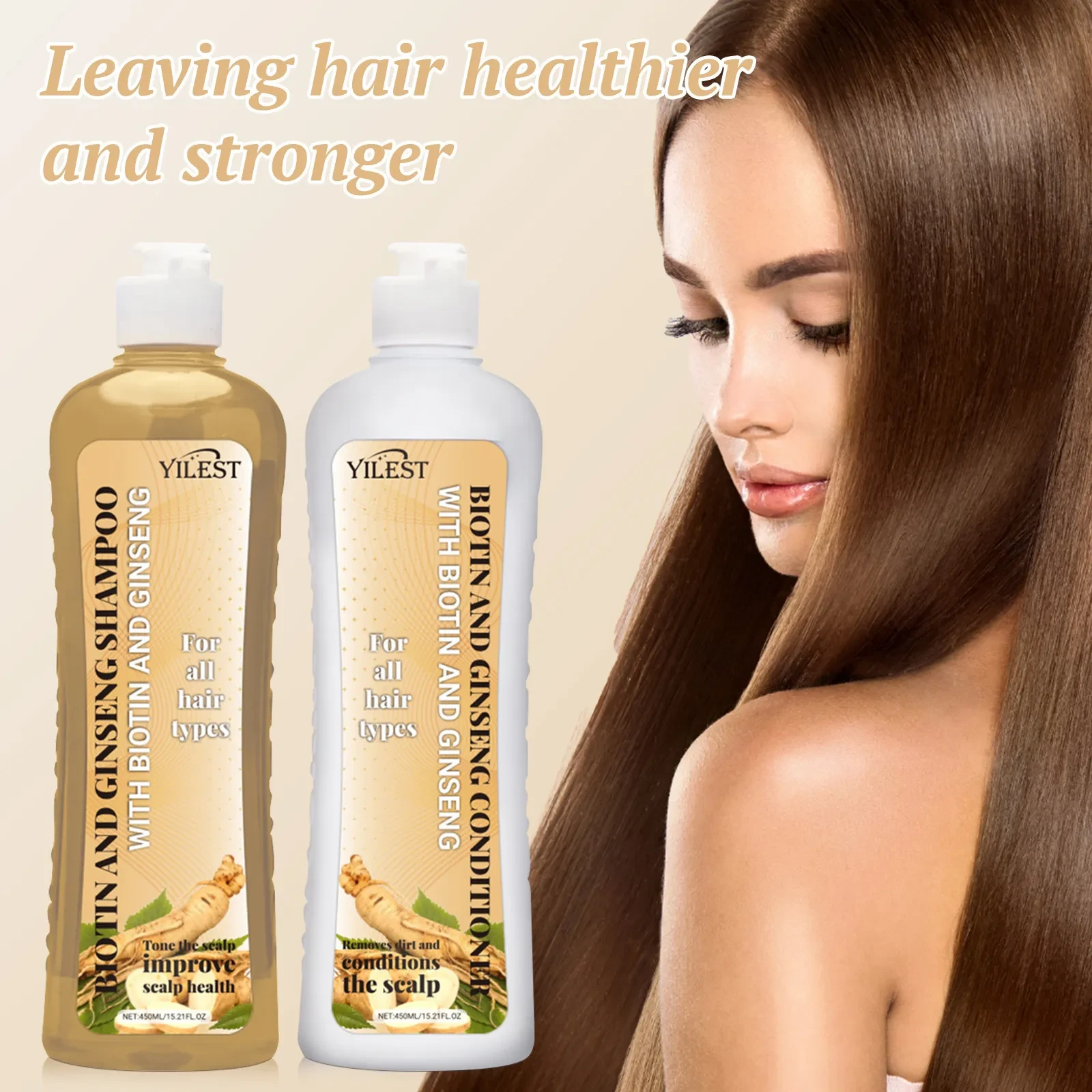 Scalp Gloss Hair Cleaning Ginseng Shampoo