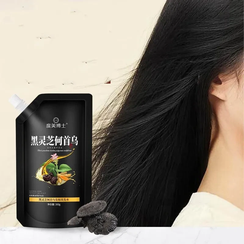 Black Ganoderma Polygonum Multiflorum Hair Root