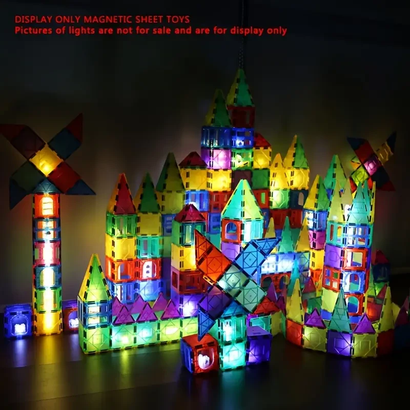 KIDNOAM 102pcs Magnetic Building Blocks  Vehicle-Themed Construction Toys