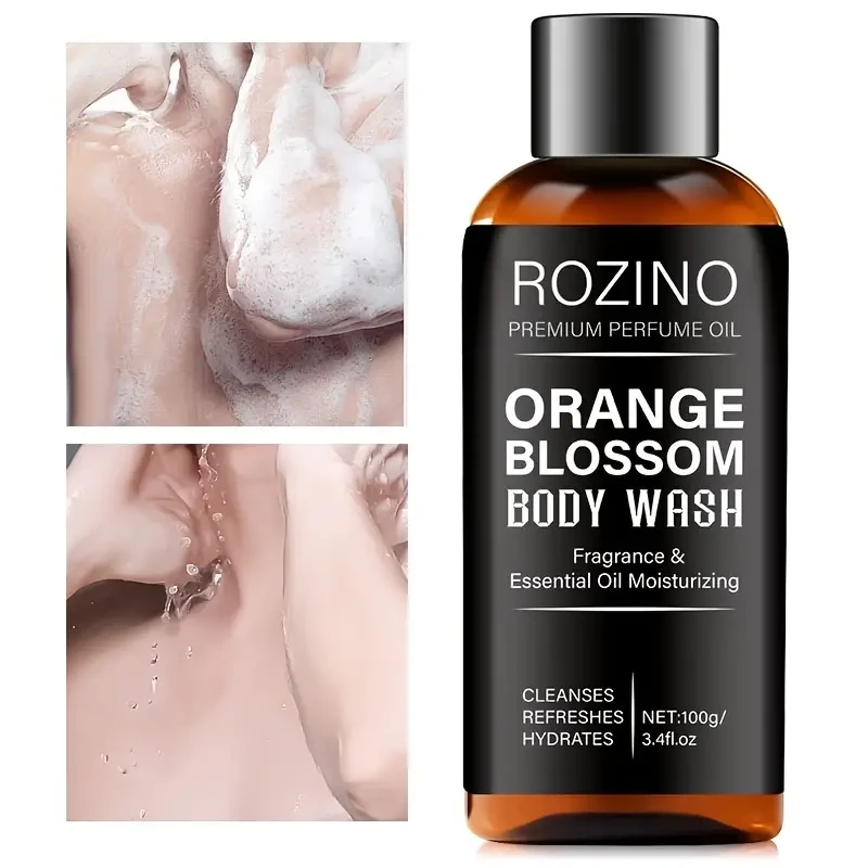 100g Orange Blossom Mens Body Wash  Moisturizing & Exfoliating