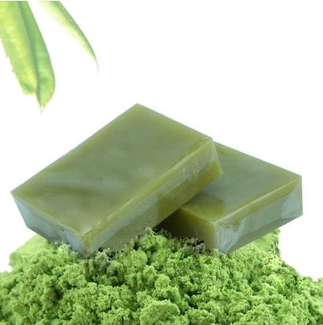 Organic Handmade Matcha Green Tea Powder Soap Whitening, Moisturizing, Acne Cleansing Soap