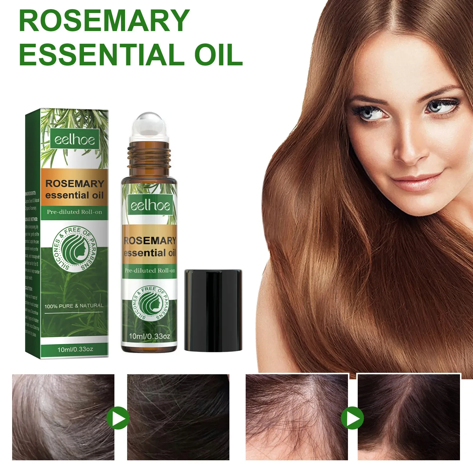 Scalp Cleaning Massage Hair Root Thick Hairline