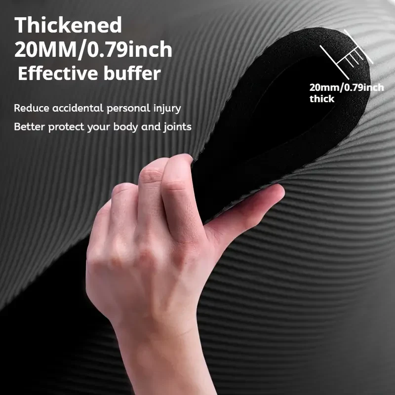 SY Premium Non-Slip Thickened NBR Fitness & Yoga Mat for Men