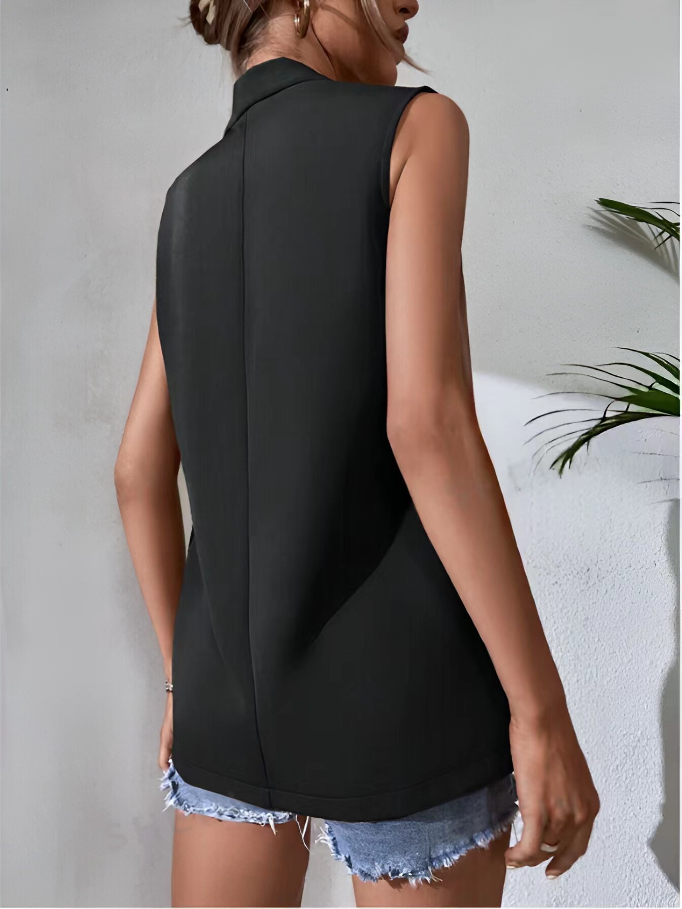 Women's Commute Suit Vest Without Buckle