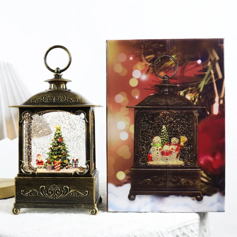 Christmas Decoration Crystal Lamp Music Box