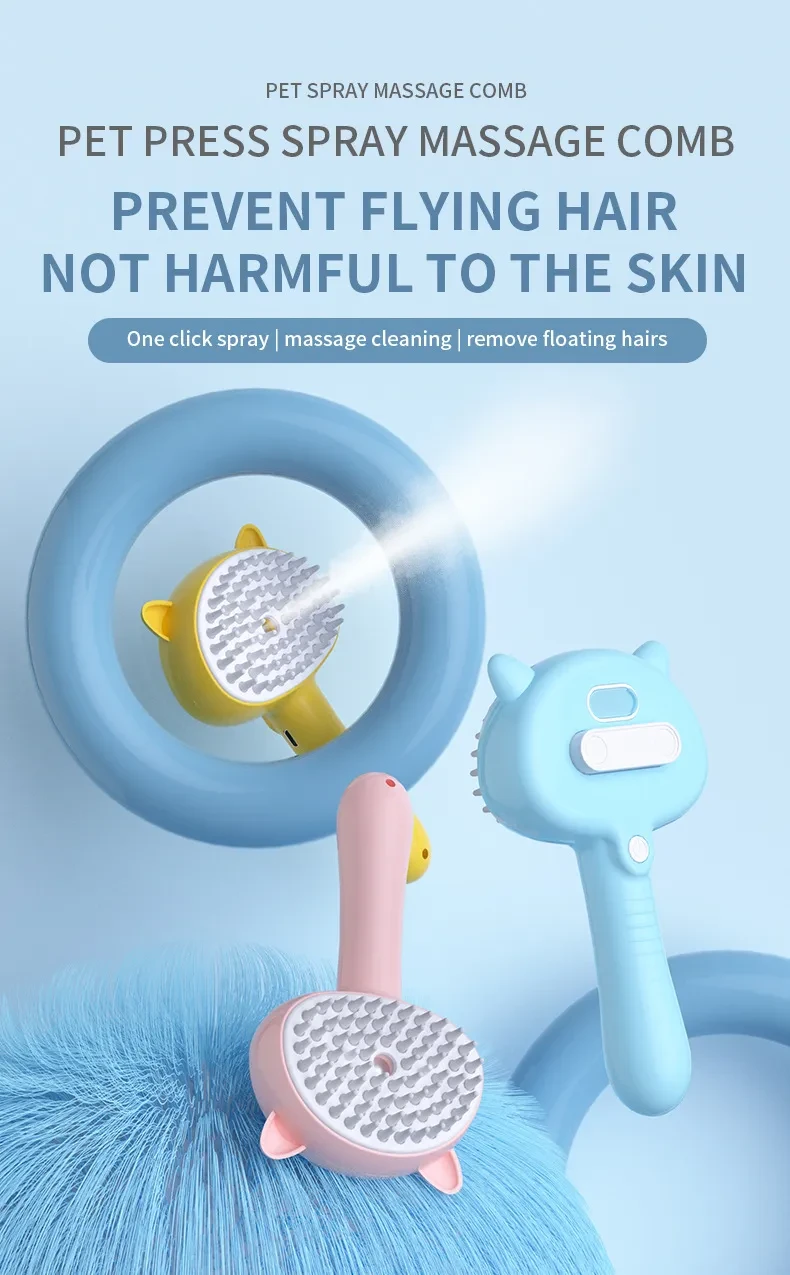 Self Cleaning Slicker Brush For Dogs & Cats