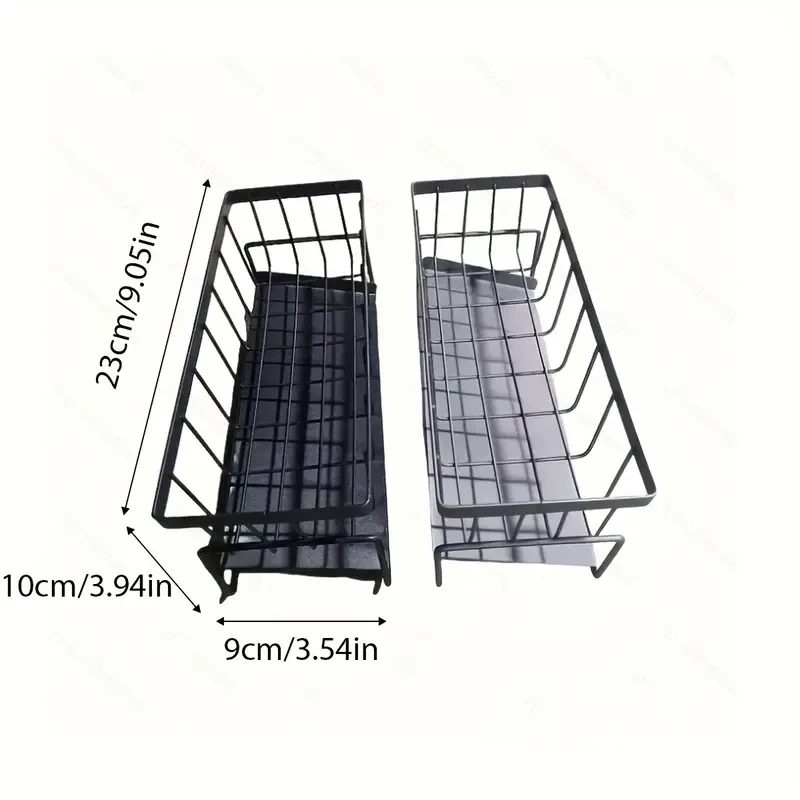 Stainless Steel Kitchen Sink Organizer with Dishcloth Holder